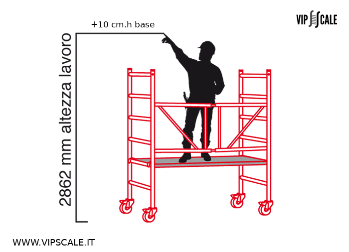 Ponteggio Argo AR1/ST con livellatori - immagine 6