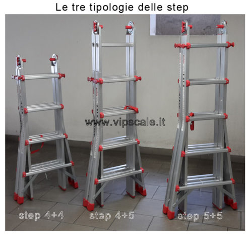 Scala telescopica STEP 5+5 gradini - immagine 2