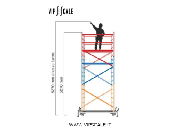 Ponteggio Argo AP3/B con livellatori - immagine 2