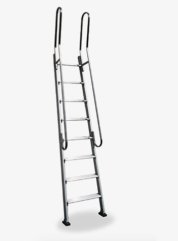 Scala in alluminio d'appoggio semplice F11