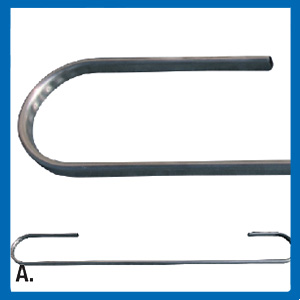 Scala in alluminio d'appoggio semplice F11 - immagine 3