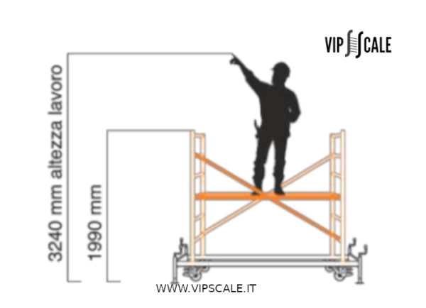 Ponteggio Argo AP1/B con livellatori - immagine 5