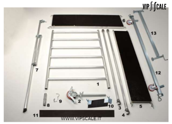 Ponteggio Argo AP5/B con livellatori - immagine 4