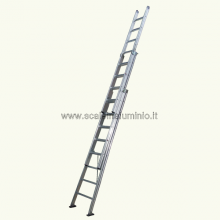 Scala in alluminio componibile a quattro elementi -VC 10+10+10+10 gradini - immagine 4