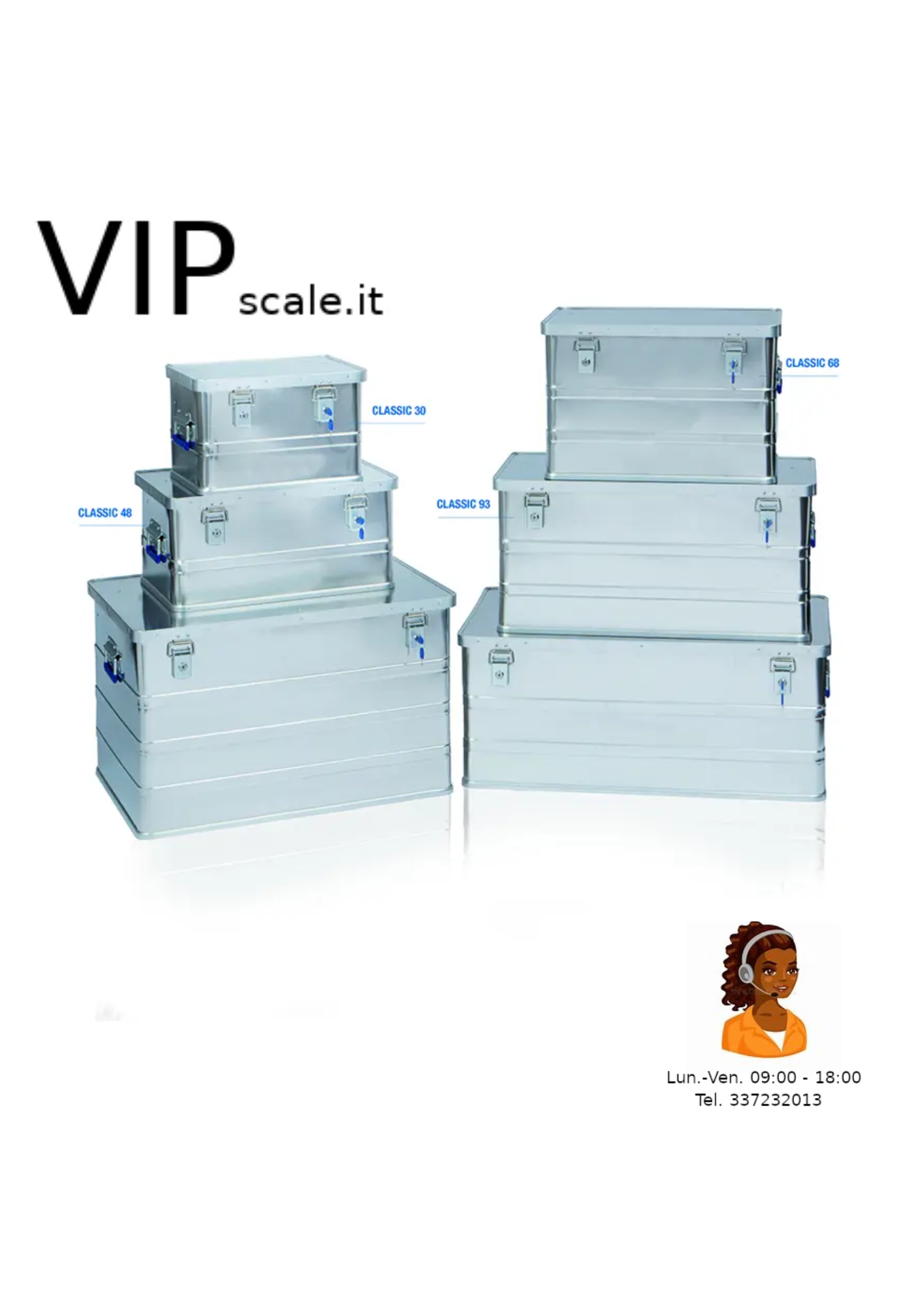 CASSA IN ALLUMINIO B