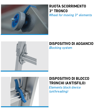 SCALA AZZURRA AC 3 ELEMENTI - immagine 3