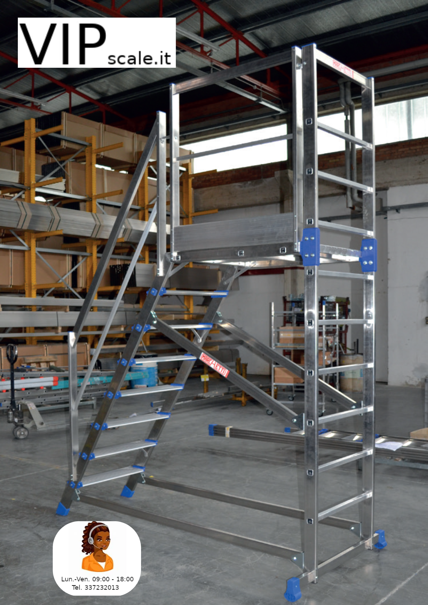 SCALA SP11 DA 3 A 13 GRADINI - immagine 2