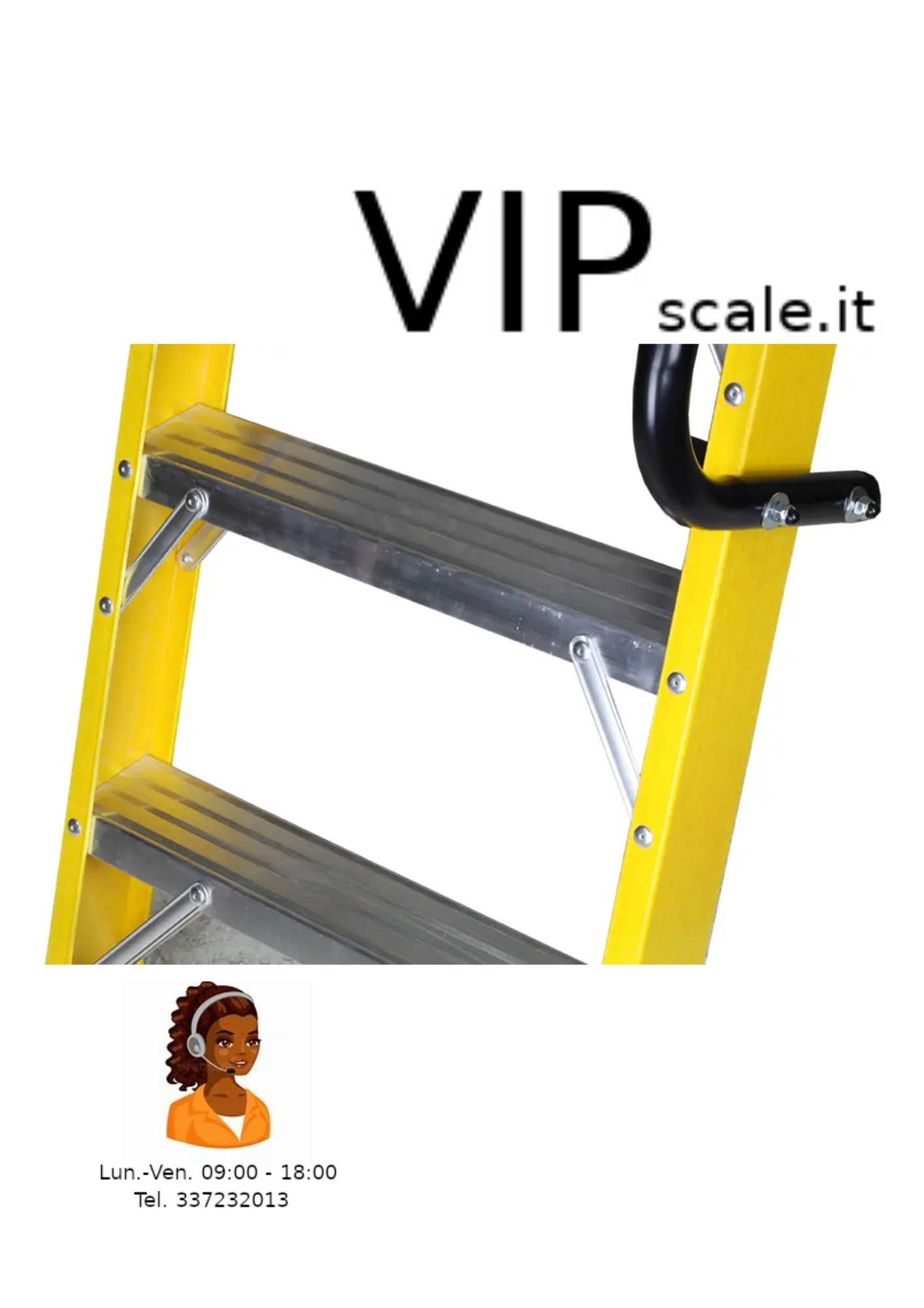 SCALA MOBY FIBRA DA 3 A 8 GRADINI - immagine 5