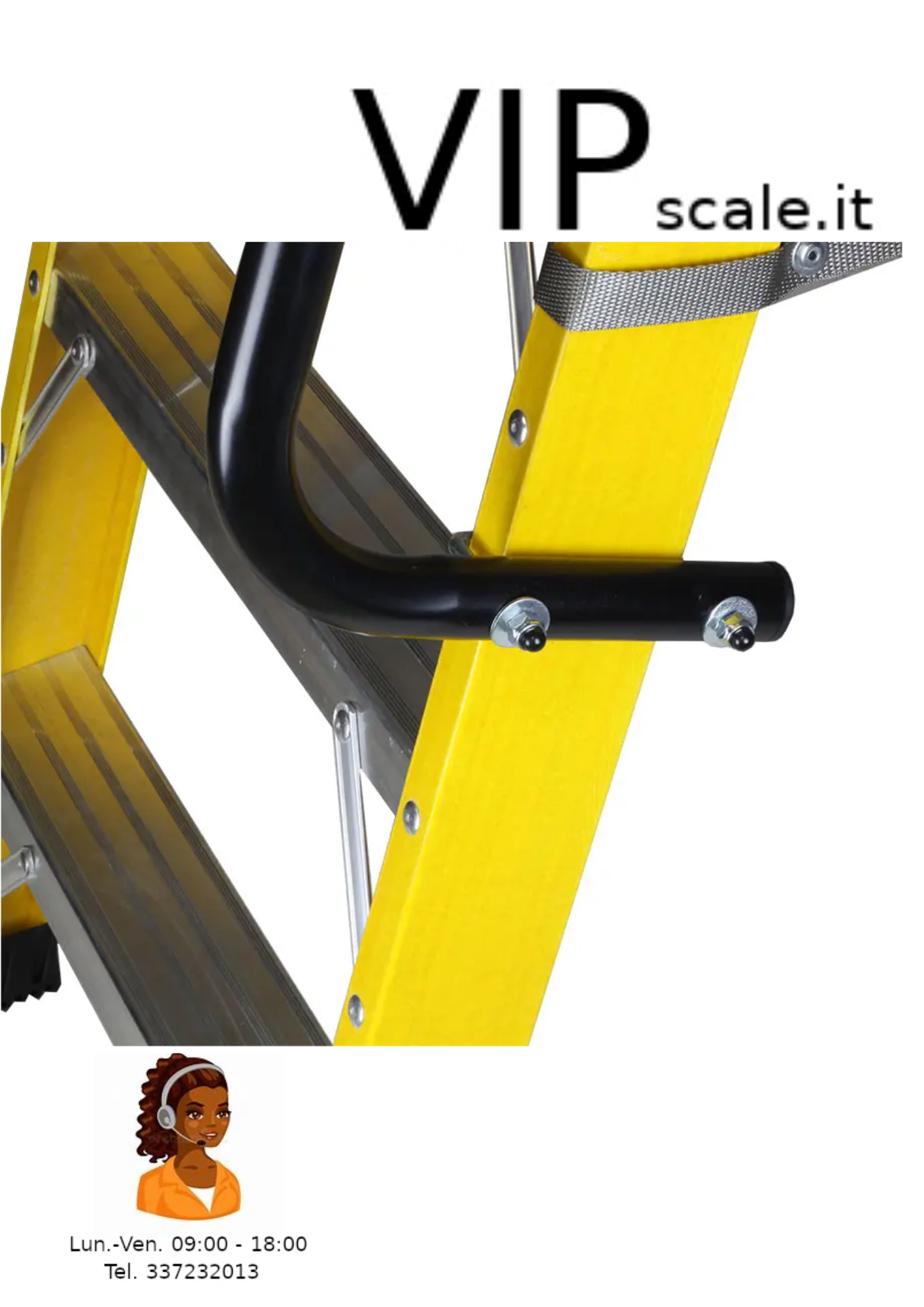 SCALA MOBY FIBRA DA 3 A 8 GRADINI - immagine 6